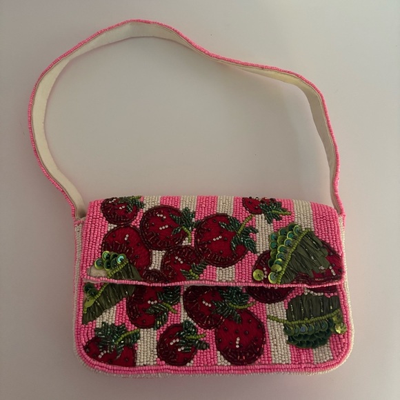 NWOT Anthropologie The Fiona Beaded Bag - Picture 3 of 14